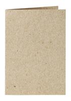 Correspondentiekaart papi dubbel a6 kraft grijs - thumbnail
