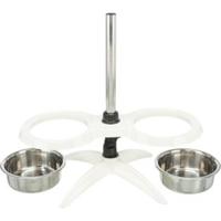 Trixie Houder Comed..Instelling, melamine/staal. 2 × 1,6 l/Ø 21,Bl - thumbnail