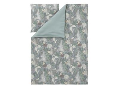 LIVARNO Satijnen dekbedovertrek 140 x 200 cm (Vogels)