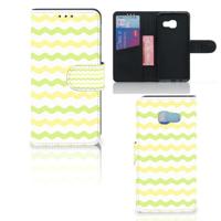 Samsung Galaxy A3 2017 | Telefoon Hoesje | Waves Yellow - thumbnail