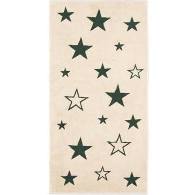 Cawö Cawo Christmas Edition 792 Stars Handdoek beige