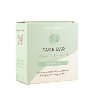 Face bar eucalyptus & tea tree 60 Gram