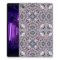 Lenovo Tab M10 HD (2de generatie) Tablet Back Cover Flower Tiles - thumbnail