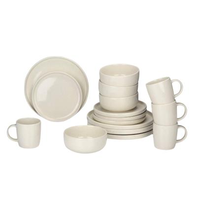 Alpina Serviesset 16-delig Ø26,5cm wit