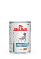 Royal Canin Veterinary Sensitivity Control eend met rijst natvoer hond (paté) 4 trays (48 x 410 g) - thumbnail