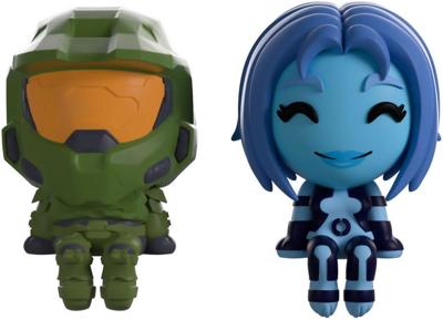 Halo Youtooz Vinyl Monitor Buddiez Figure - The Master Chief & Cortana