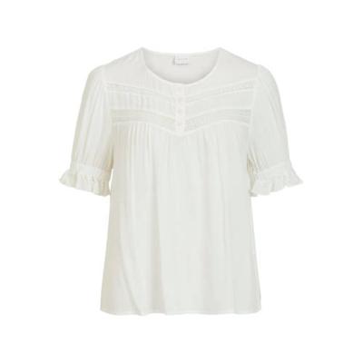 VILA top VIMOLUNA met kant wit VILA top VIMOLUNA met kant wit