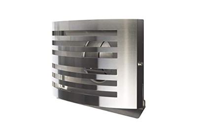 PREMIUM LINE design gevelkap -ALFA- Ø150mm - grofmazig gaas - RVS