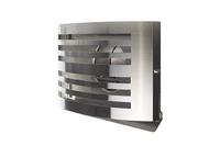 PREMIUM LINE design gevelkap -ALFA- Ø150mm - grofmazig gaas - RVS - thumbnail