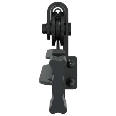 VidaXL Ophangset voor schuifdeur 122 cm koolstofstaal VidaXL Ophangset voor schuifdeur 122 cm koolstofstaal