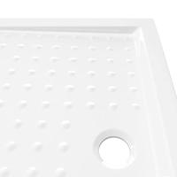 Douchebak met noppen 90x70x4 cm ABS wit - thumbnail