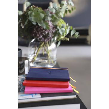 Notitieboek Rhodia A5 lijn 80 vel 90gr nachtblauw