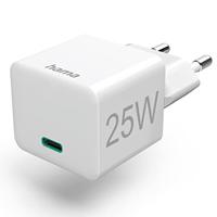 Hama Snellader USB-C PD/Qualcomm® Mini-oplader 25 W Wit - thumbnail