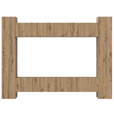 Tv-meubelset 10 pcs artisanaal eikenkleurig 30.5 x 30 x 90 cm