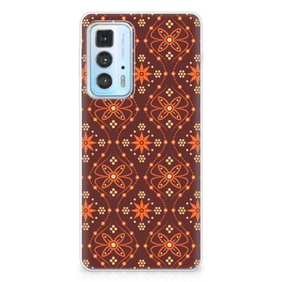 Motorola Edge 20 Pro | TPU bumper | Batik Brown Motorola Edge 20 Pro | TPU bumper | Batik Brown