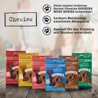 Chewies Hondensnacks, training, mini lam, enkeltje, 125 g, hondensnacks, suikervrij en met een hoog vleesgehalte, ideaal als trainingsstraktatie voor je hond - thumbnail