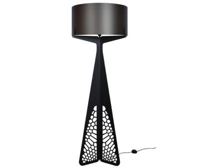 Ztahl design vloerlamp XL Mascali staal - zwart / Monaco grey