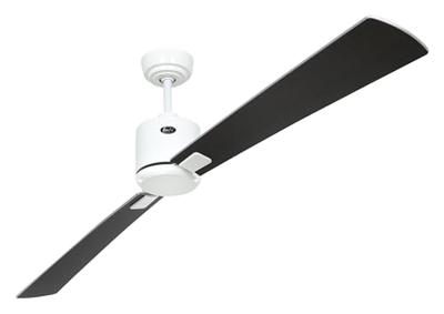 CasaFan ECO NEO III 180-4 WE-WN/SI WiFi Flügel Wenge/silber Plafondventilator 28 W (Ø x h) 180 cm x 360 mm Wit Met afstandsbediening, Timer, Met wintermodus,