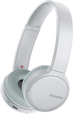 Sony WHCH510W.CE7 Draadloze Hoofdtelefoon (ingebouwde spraakassistent, quick charge, tot 35 uur accuduur), Wit