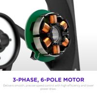 NZXT performance fan f280x rgb case fans (zwart, 2 stuks, 280 x 140 x 30 mm, pwm) - thumbnail