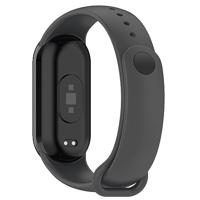 Siliconen bandje - Donkergrijs - Xiaomi Smart Band 8 & 9 - thumbnail