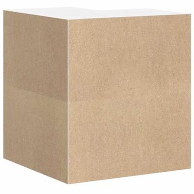 Keukenwandhoekkast Kalmar bewerkt hout wit Keukenwandhoekkast Kalmar bewerkt hout wit