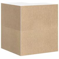 Keukenwandhoekkast Kalmar bewerkt hout wit - thumbnail