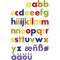 Magnetische letters, 36 stuk/ 1 doos - thumbnail