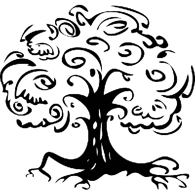 Sierboom - Muursticker