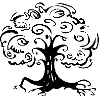 Sierboom - Muursticker - thumbnail