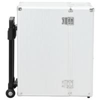 Pilotentrolley 47x39x27 cm aluminium zilverkleurig - thumbnail