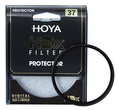 Hoya HDX Protector Filter 37mm - Volledig neutrale lichtdoorlating