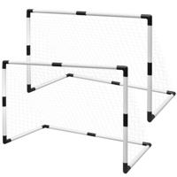 VidaXL 2-delige minidoeltjesset met net 91,5x48x61 cm - thumbnail