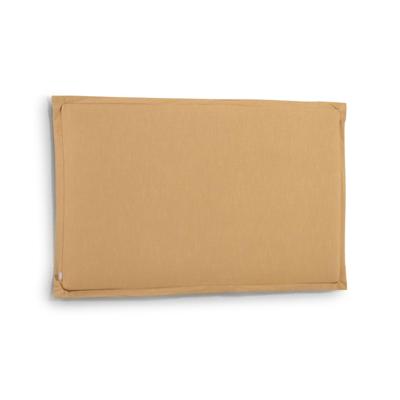 Kave Home Hoofdbord 'Tanit' 186 x 106cm, kleur Mosterdgeel