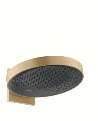Hansgrohe Hoofddouche Rainfinity PowderRain 360 1jet Met Douche-arm Geborsteld Brons Hansgrohe Hoofddouche Rainfinity PowderRain 360 1jet Met Douche-arm Geborsteld Brons