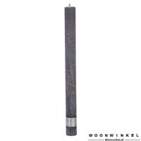 PTMD dinerkaars rustiek grijs 2 x 25 cm set van 4 | 6 stuks - thumbnail