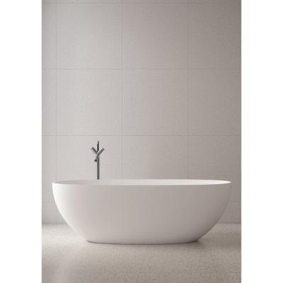 ZEZA Solid Vrijstaand Bad - 170x75cm - solid surface - mat wit XA-8507_170