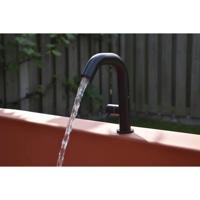 Gardentub Kraan 17,5x7,5x21 cm Mat Zwart Messing - thumbnail