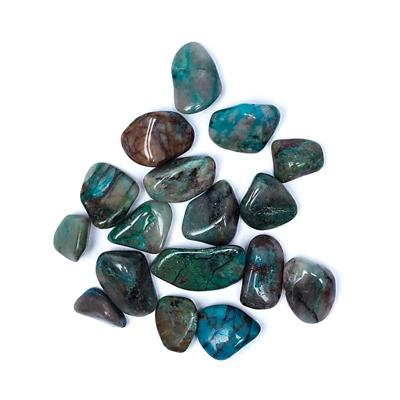 Getrommelde Edelstenen Chrysocolla B Kwaliteit (4 - 5 cm) - 250g