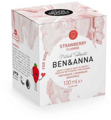 Ben & Anna Toothpaste strawberry with fluoride 100 Milliliter