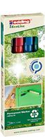 Edding 25 EcoLine 4-25-4 Permanent marker Zwart, Rood, Blauw, Groen Watervast: Ja - thumbnail