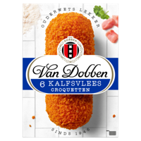 Van Dobben Kalfsvlees Croquetten 6 x 80 g bij Jumbo - thumbnail