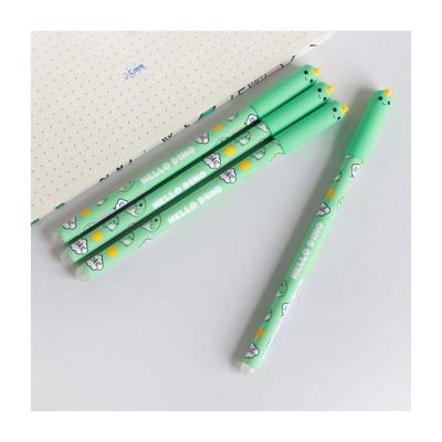 Itotal Uitwisbare balpen met dop hello dino