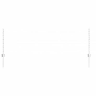 VidaXL Afrasteringspaal 11 pcs zilver 60 cm staal VidaXL Afrasteringspaal 11 pcs zilver 60 cm staal