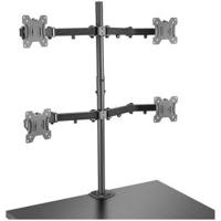 LINDY Zubehör TFT/LCD-TV Monitor-tafelbeugel 4-voudig 43,2 cm (17) - 71,1 cm (28) Zwart Kantelbaar en zwenkbaar - thumbnail