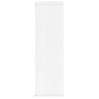 Bijzetkast ODDA 40x24x79 cm massief grenenhout wit - thumbnail