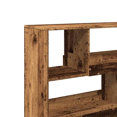 Boekenkast / kamerscherm 100x33x94,5 cm oud houtkleurig