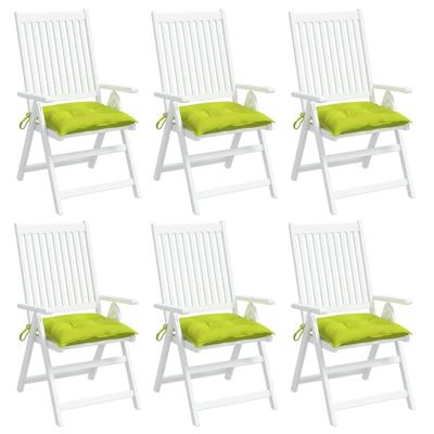VidaXL Palletkussens 6 st 50x50x7 cm oxford stof felgroen VidaXL Palletkussens 6 st 50x50x7 cm oxford stof felgroen