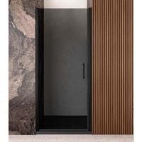 Nisdeur Lacus Giglio Evo 1 Klapdeur 95x200 cm Rookglas Zwart Lacus - thumbnail