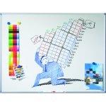 Smit Visual whiteboard, emaille, magnetisch, 200 x 100 cm